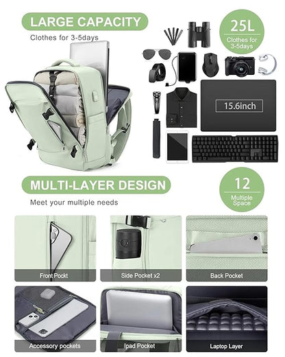 CloudPop Travel Backpack (Green)