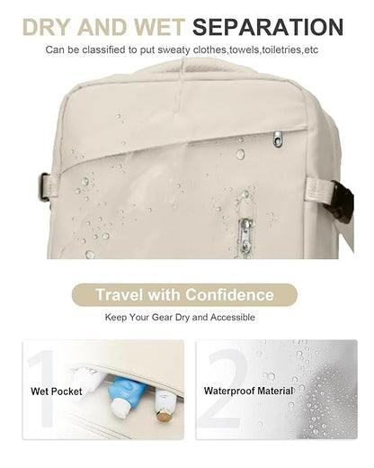 CloudPop Travel Backpack(Off White)