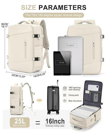 CloudPop Travel Backpack(Off White)