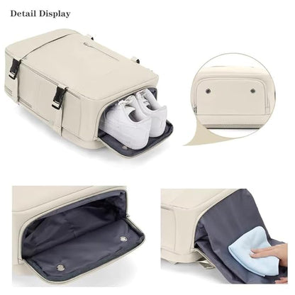 CloudPop Travel Backpack(Off White)
