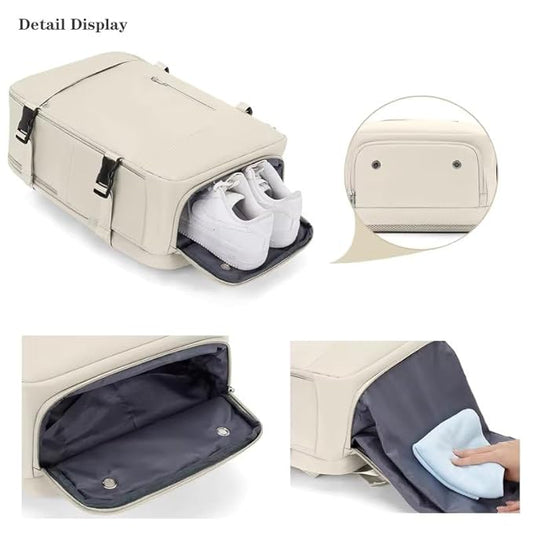 CloudPop Travel Backpack(Off White)