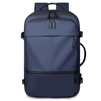 PebblePac 40L Travel Laptop Backpack(Blue)