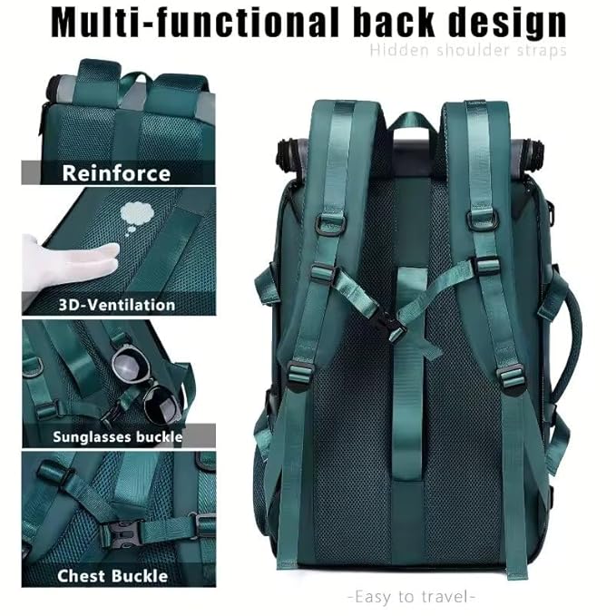 Flexpack Multi-Functional Travel Backpack(Green)
