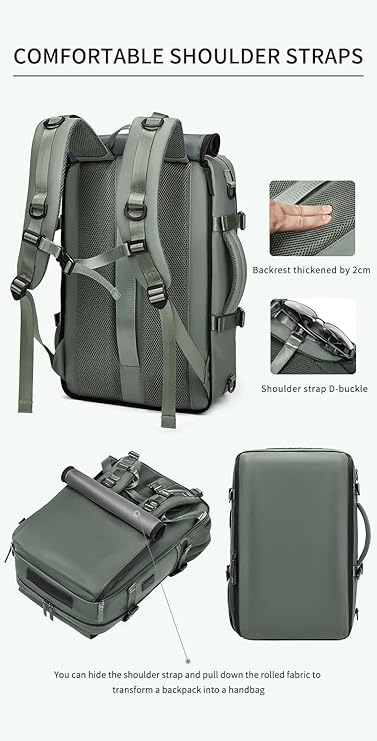 Flexpack Multi-Functional Travel Backpack(Grey)