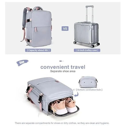 BloomShell Urban Pack 40L Multipurpose Waterproof Backpack