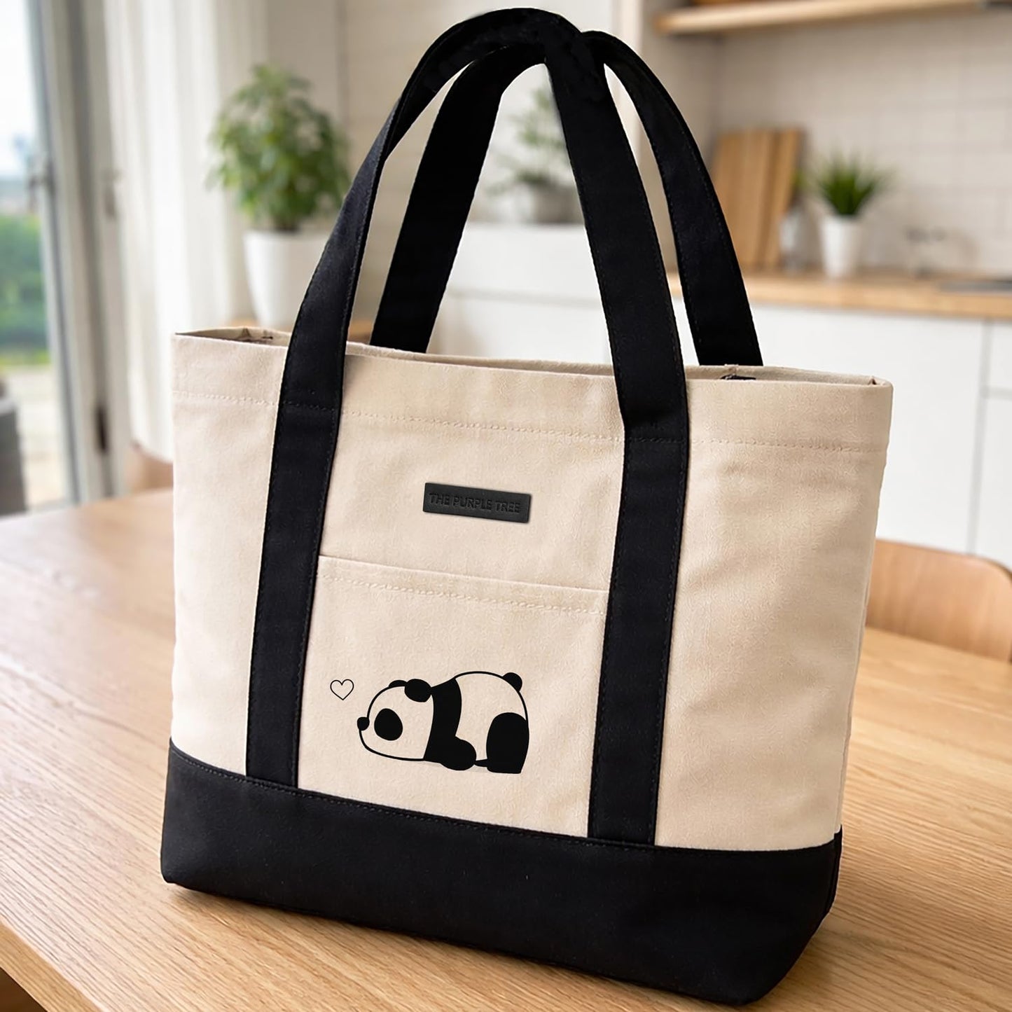 Beach Tote Bag (Panda)