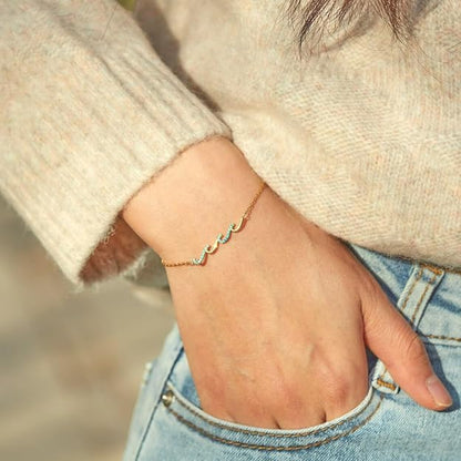 Cordelia Ocean Waves Bracelet
