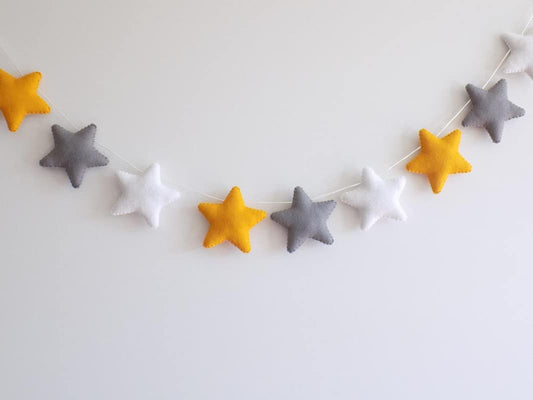 Star Bunting For Kids Room Decoration