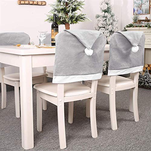 Christmas Chair Covers (Grey and White)