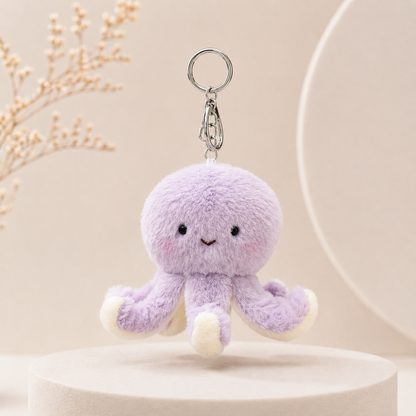 Octopus Plush Keychain