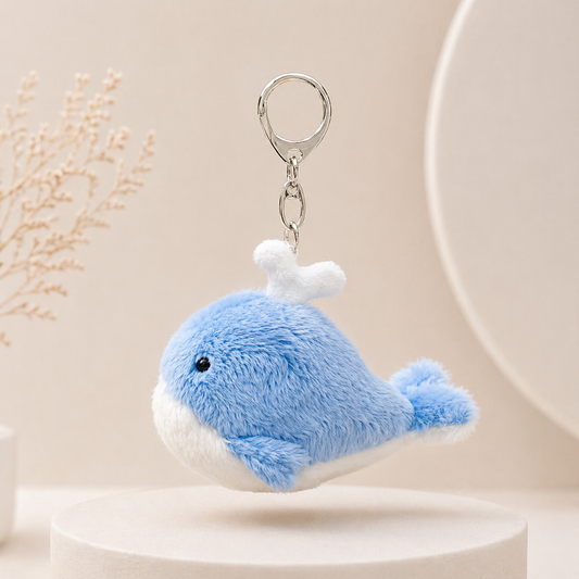 Whale Plush Keychain