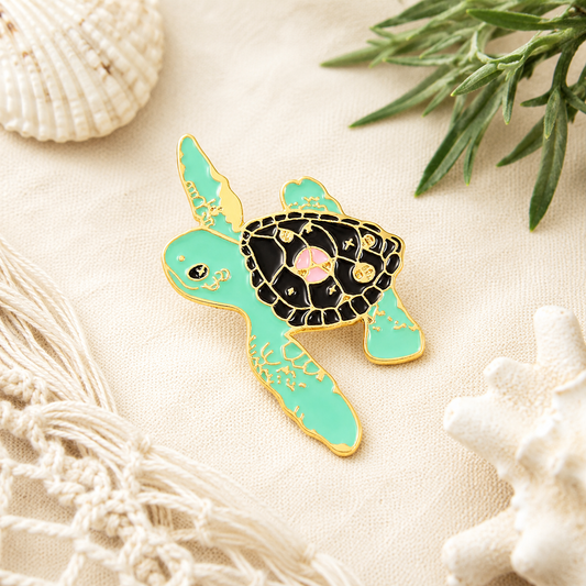 Cosmic Turtle Enamel Pin