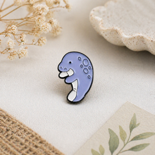 Manatee Enamel Pin