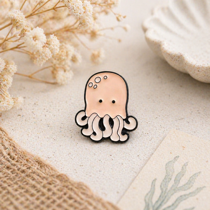 Octopus Enamel Pin