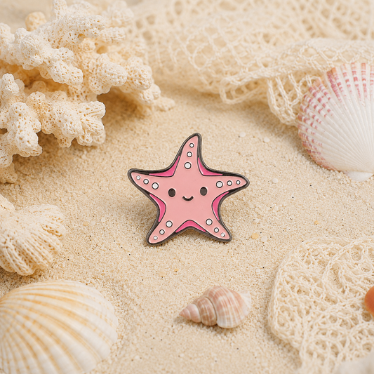Starfish Enamel Pin
