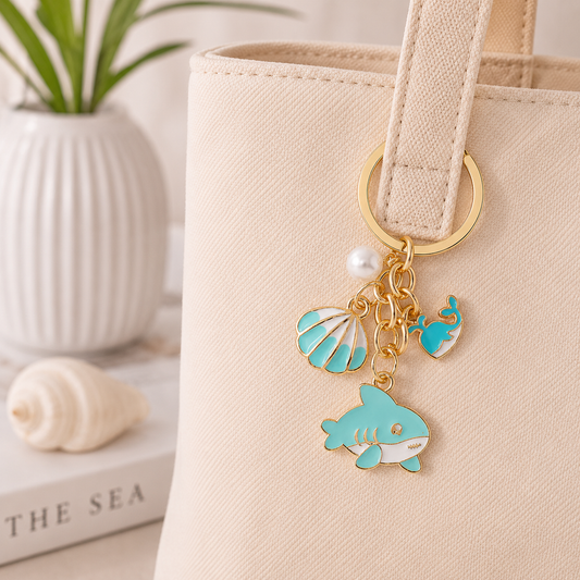 Baby Shark Bag Charm Keychain
