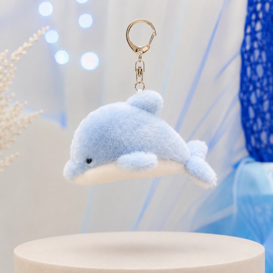 Dolphin Plush Keychain