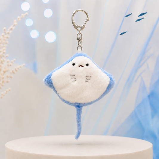 Sting Ray Plush Keychain