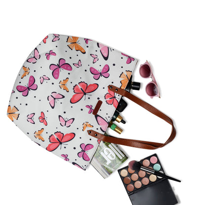 Fluttering Butterfly Oversized Tote Bag For Women