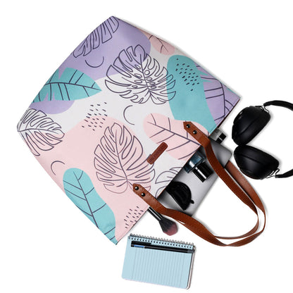 Stylish oversized tote with eye-catching pattern, great for everyday use
