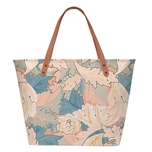 Autumn Leaves Oversized Tote Bag For Women