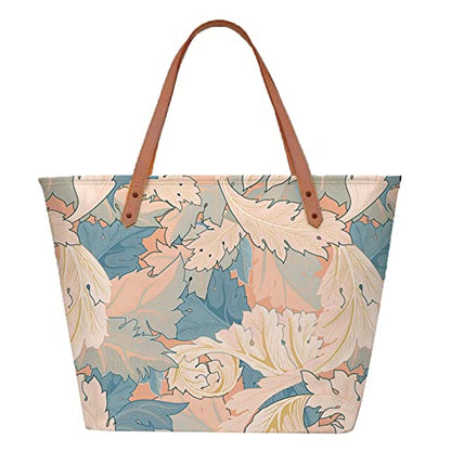 Trendy floral print tote bag, spacious enough to hold everything you need while looking fabulous.