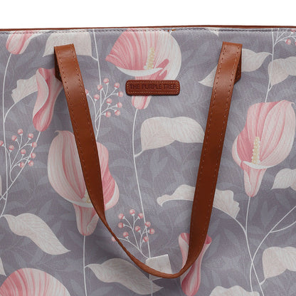Lily Flora Leather Tote Bag For Women