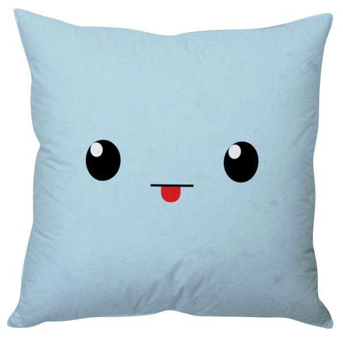 Cute face pillow, ideal for adding a whimsical touch to your living space or bedroom.