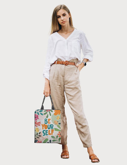 Documents holder file bag in bright and colorfull print