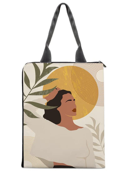 Documents holder file bag in boho print