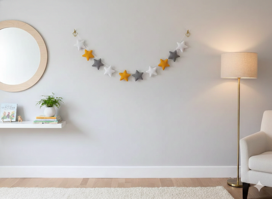 Star Bunting For Kids Room Decoration