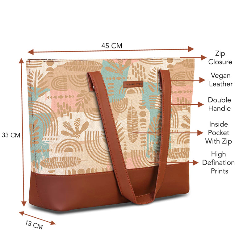 Luna Leather Tote Bag For Women