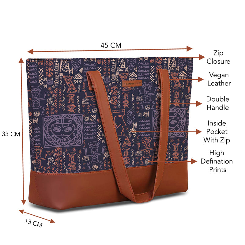 Tahiti Leather Tote Bag For Women