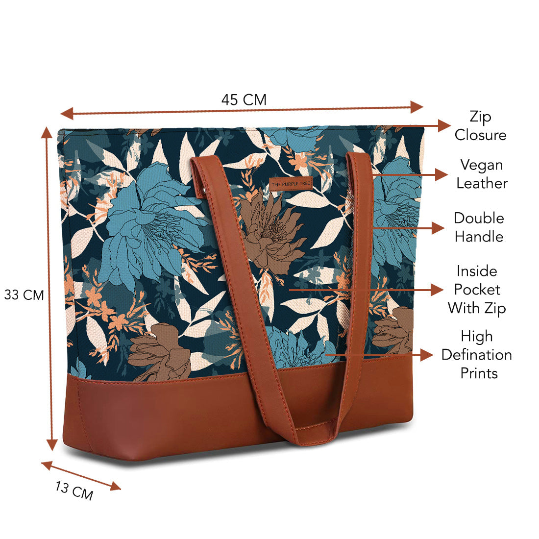 Enchanting Leather Tote Bag
