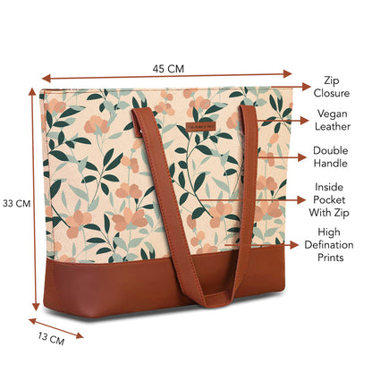 Alyssa Leather Tote Bag For Women