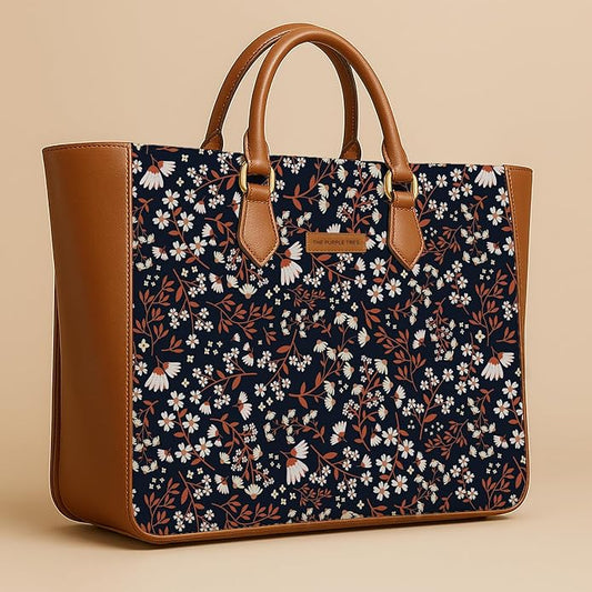 Meadow Night Vegan Leather Handbag