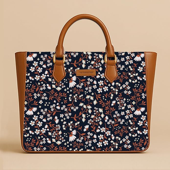 Meadow Night Vegan Leather Handbag