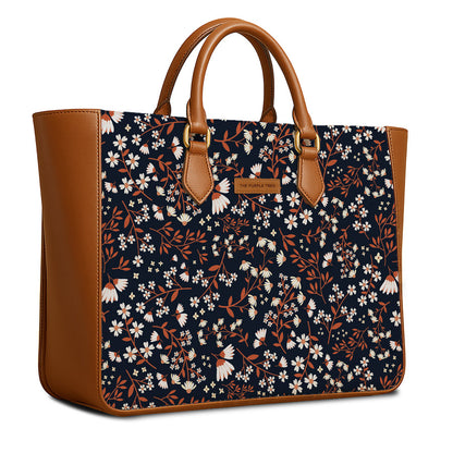 Meadow Night Vegan Leather Handbag