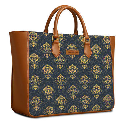 Aurelia Gold Vegan Leather Handbag