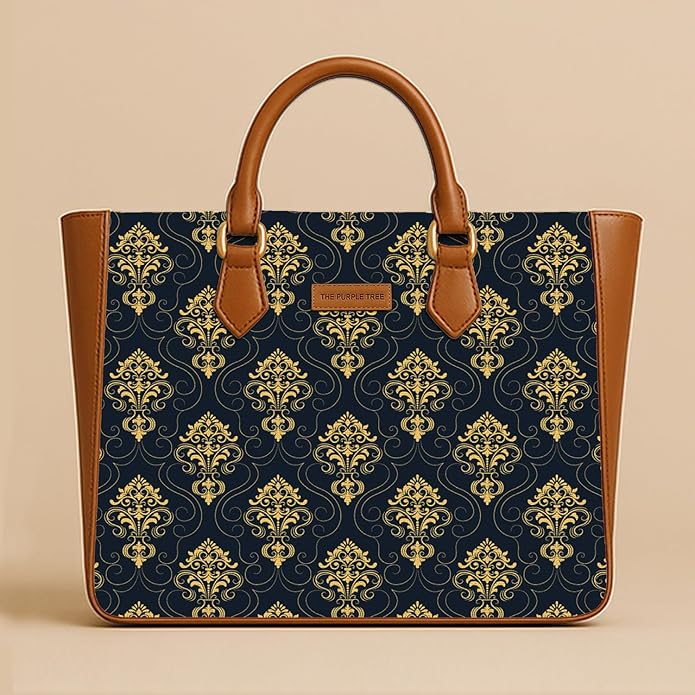 Aurelia Gold Vegan Leather Handbag