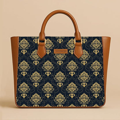 Aurelia Gold Vegan Leather Handbag