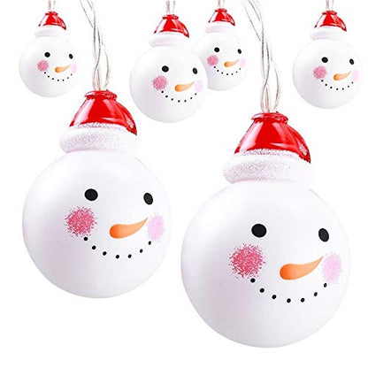 Red Snowman LED Lights
