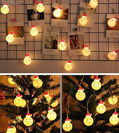 Red Snowman LED Lights