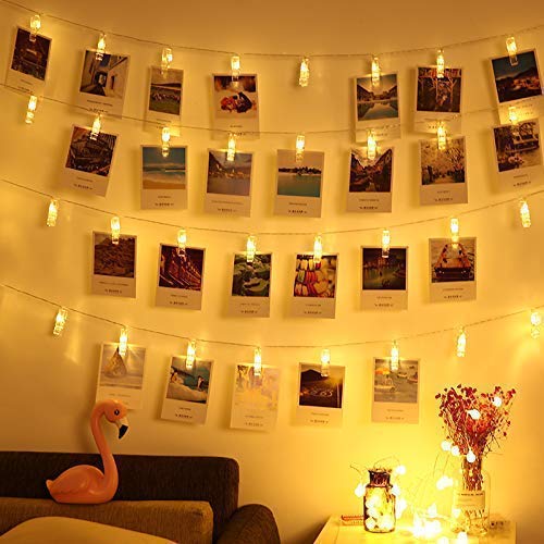 Various images displayed on a table.