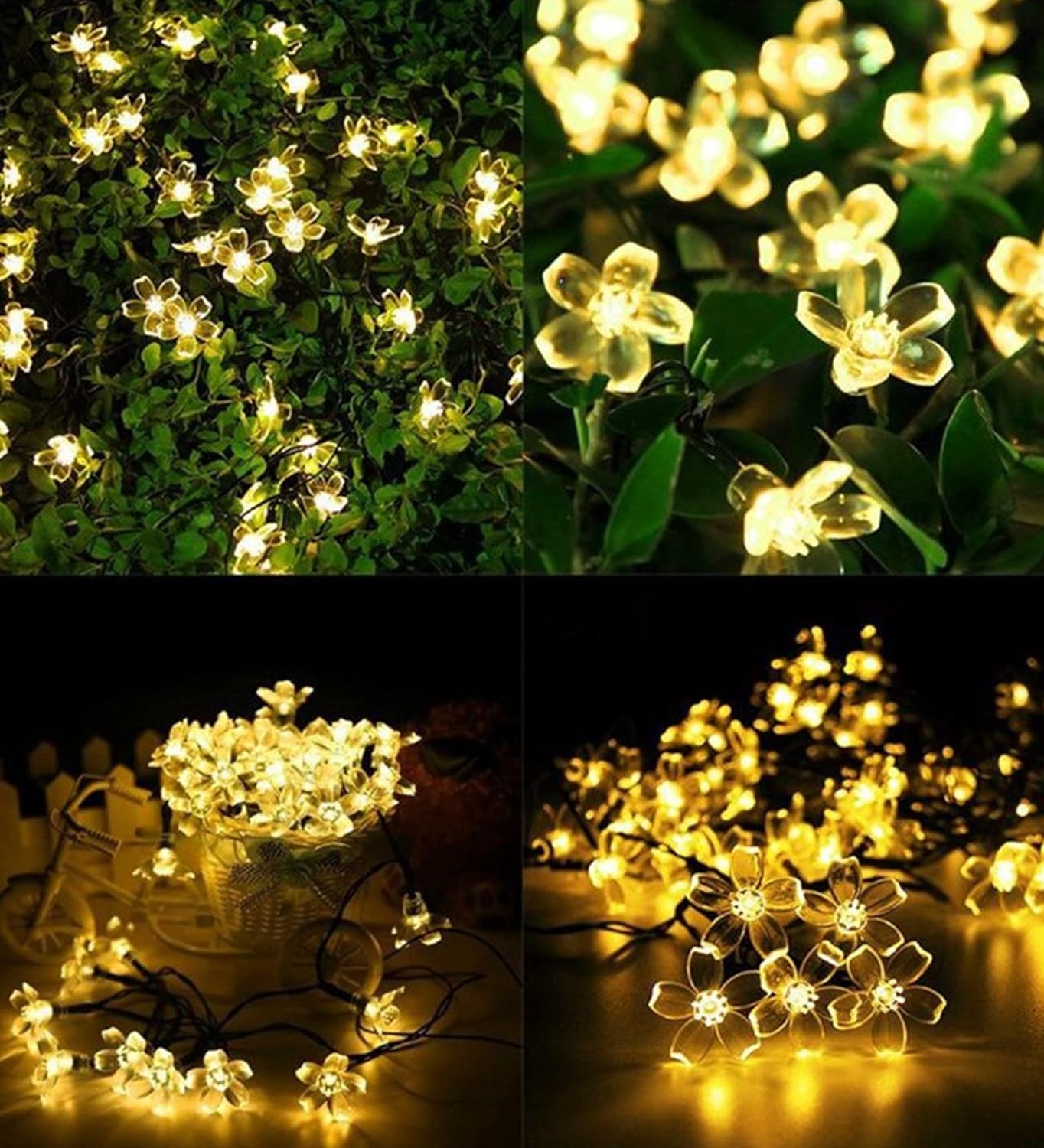 Flower Led String Light – The Purple Tree