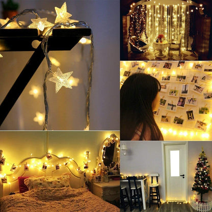 Star String Plastic LED Lights