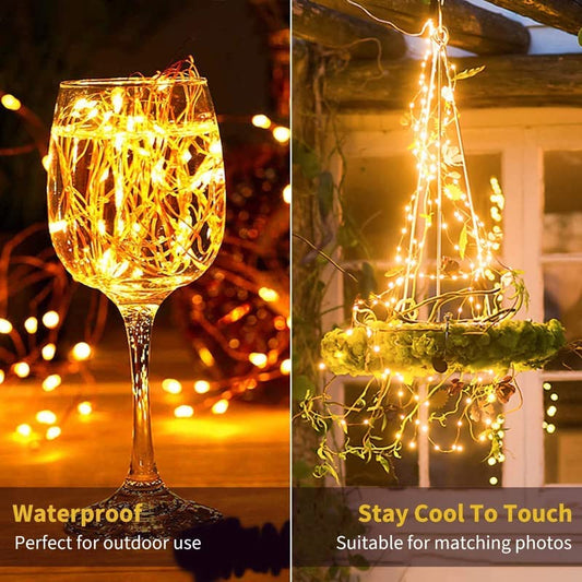 Warm White Copper Fairy String Light