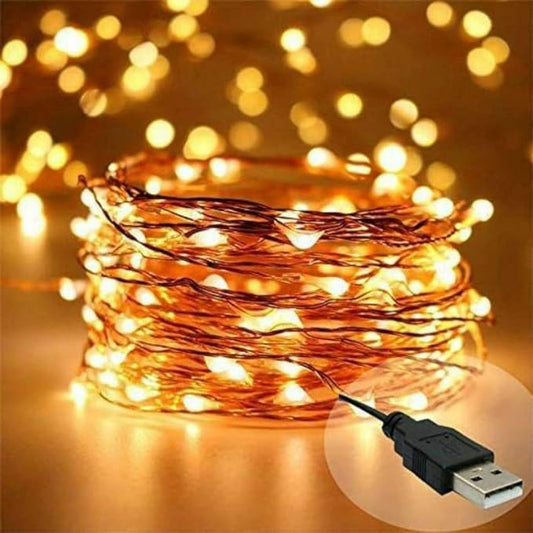 Warm White Copper Fairy String Light
