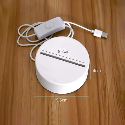  Message Board LED Lamp providing warm light, featuring USB charging for convenience.