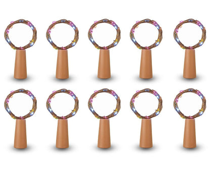 A collection of wooden sticks adorned with vibrant, colorful beads, showcasing a playful and artistic design.